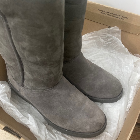 UGG Platform Gray Boots - Picture 5 of 6
